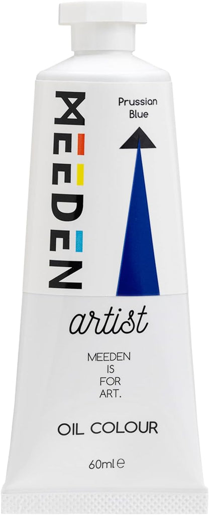MEEDEN Artist Grade Oil Paint: Prussian Blue - 60ml/2oz Tube - Professional Art by MEEDEN