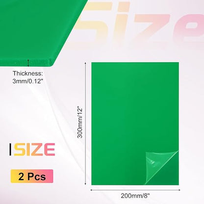 uxcell 2Pcs Acrylic Sheets 12x8 Inch Acrylic Panel 1/8 Inch-3mm Plastic Board - Image 2