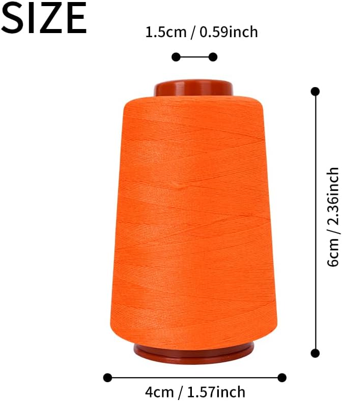 12PCS Sewing Thread Kit 30wt Spools, 12 Colors - Image 2