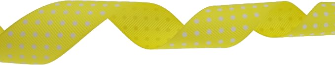 Polka Dot Grosgrain Ribbon 25 Yard Each Roll 100% Polyester - Image 2
