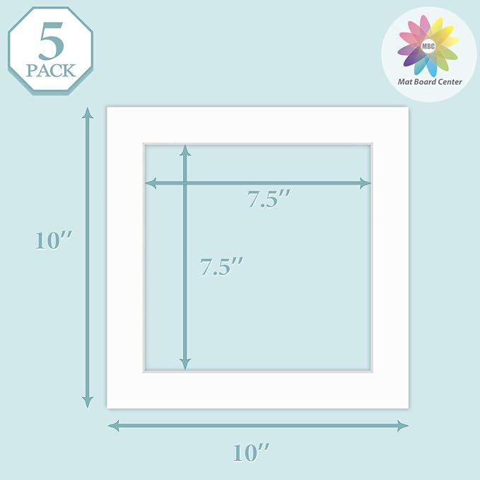 MBC Mat Board Center, 5 Pack 10x10 - Image 3