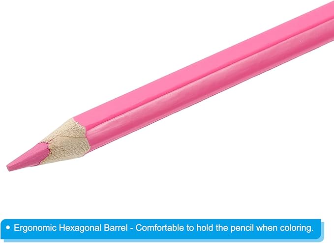 PATIKIL Watercolor Pencil, Sketch Drawing, Pale Pink - Image 4