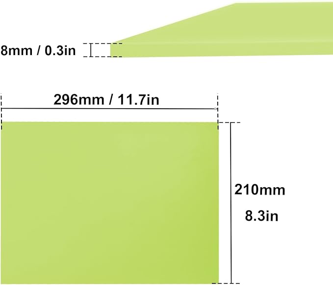 4 Pcs 8.5"x11" Rubber Carving Blocks, A4 Linoleum Blocks, Stamp Carving Blocks - Image 2