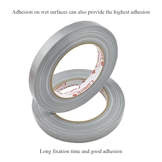 HAHIYO Silver 0.5Inch Wide Floral Tape, Waterproof Florist Tape Flower Wrap - Image 4