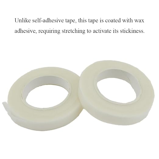 HAHIYO White 3Rolls 0.5Inch Wide Floral Tape - Image 4
