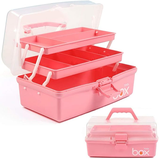 12in Three-Layer Multipurpose Storage Box Organizer Folding Tool Box/Art & by Focusonefficientstorage