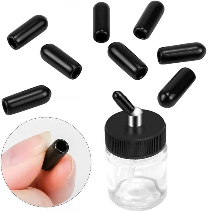 10pcs Airbrush Glass Bottles 3/4oz 22cc - Image 5