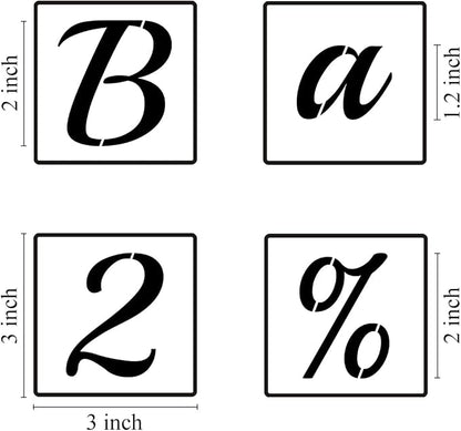 2 Inch Alphabet Letter Stencils - Image 6