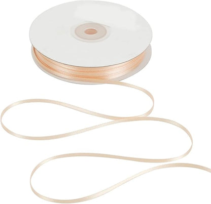 HUIHUANG Thin Satin Ribbon 1/8 inch x Continuous 100 Yards Roll Double Face by HUIHUANG