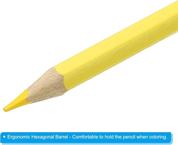 PATIKIL Watercolor Pencil, Sketch Drawing, Light Yellow - Image 4