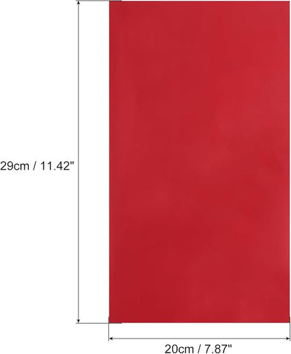MECCANIXITY 50 Sheets Heat Reactive Foil, 20x29cm Red Foil Transfer Sheets - Image 2