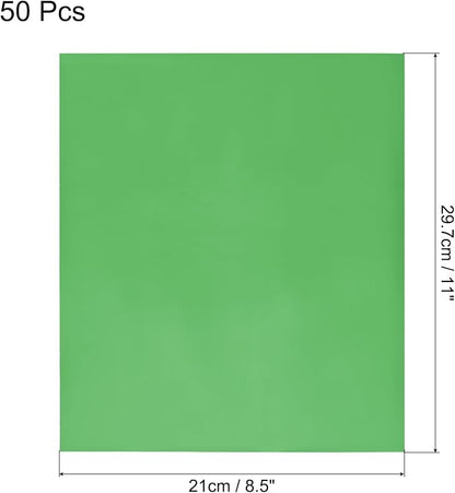 MECCANIXITY 50 Pack Toner Reactive Foil, Deco Foil Transfer Sheets 8.5"x11" A4 - Image 2