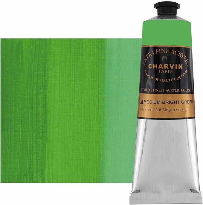 Charvin Extra Fine Professional Artist Acrylic Paint Colors, Nature Themed Hues - Image 2