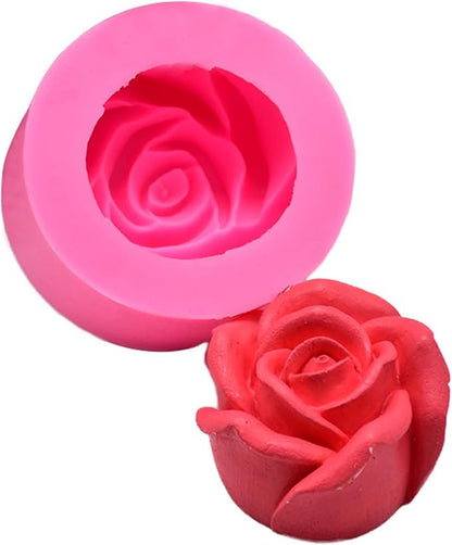 Rose Candle Mold Flower Silicone Mold by Anktily