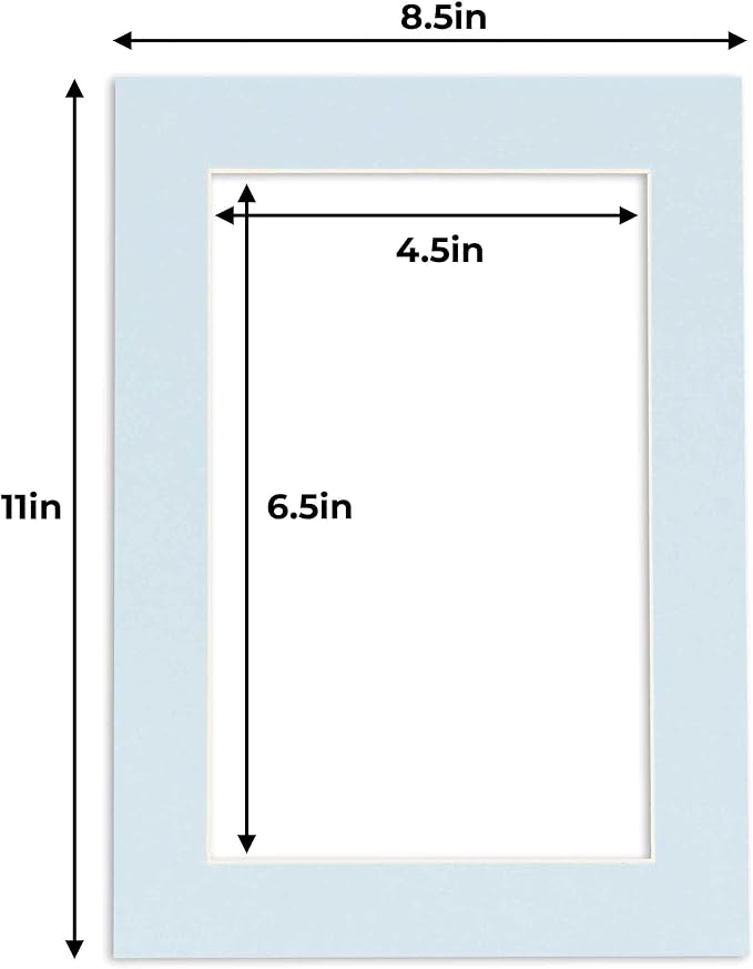 5x7 Mat for 8.5x11 Frame - Image 3