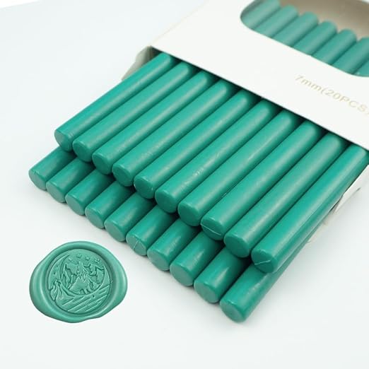 Wax Seal Stick, Ioggtser 20PCS Mini Glue Gun Wax Seal Stick by Ioggtser