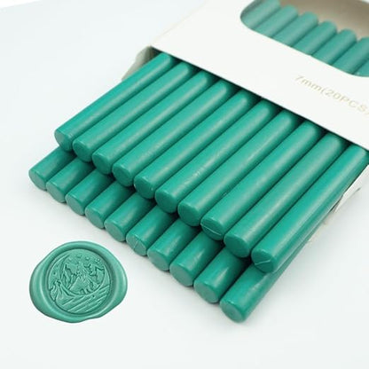 Wax Seal Stick, Ioggtser 20PCS Mini Glue Gun Wax Seal Stick by Ioggtser