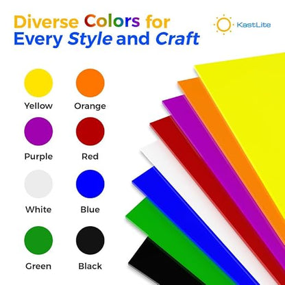 KastLite Colored Acrylic Sheets Nominal 6" x 24" - Image 3