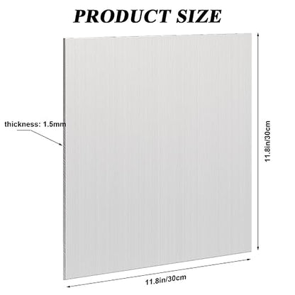 1 Pack 5052 H32 Aluminum Sheet Metal 12” x 12”x 1/16” Flat Plain Thin Aluminum - Image 5