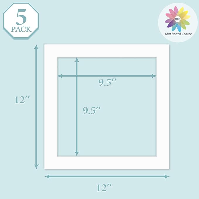 MBC Mat Board Center, 5 Pack 12x12 - Image 3