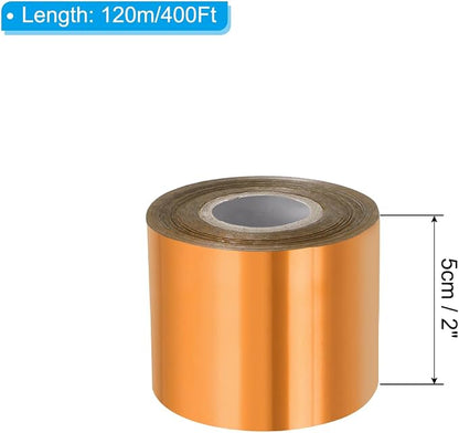 PATIKIL 2"x400Ft Hot Stamping Foil Paper, Heat Transfer Hot Stamping Paper Foil - Image 2