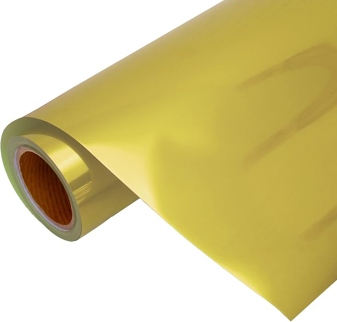 10 Yard x 20" Wide Roll Threadart Metallic Gold Matte Heat Transfer Vinyl Film by ThreadArt