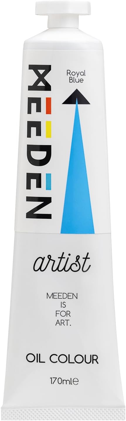 MEEDEN Artist Grade Oil Paint: Royal Blue - 170ml/5.7oz Tube - Professional Art by MEEDEN
