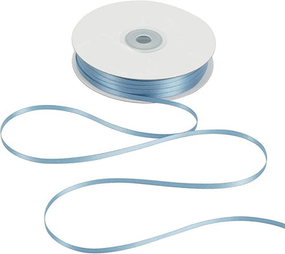 HUIHUANG Solid Color Satin Ribbon 1/8 inch x 100 Yards Roll Ribbon Double Faced by HUIHUANG