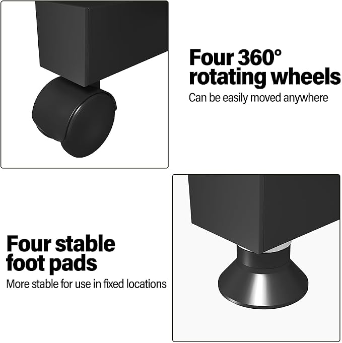 28 Pockets Countertop Rotating Greeting Card Rack, 7 Tier magazine Display - Image 3