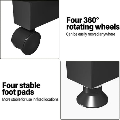 28 Pockets Countertop Rotating Greeting Card Rack, 7 Tier magazine Display - Image 3