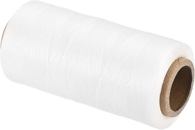 MECCANIXITY Waxed Thread, 284 Yard 0.8mm 150D Flat Wax Thread Polyester Waxed by MECCANIXITY