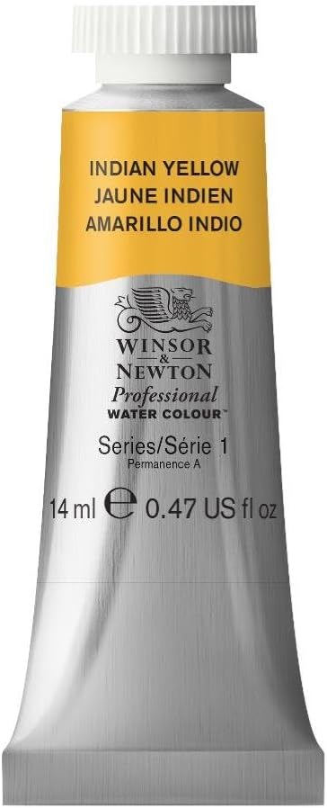 Winsor & Newton Professional Water Colour Paint, 0.47-oz Tube, Indian Yellow by WinsorNewton
