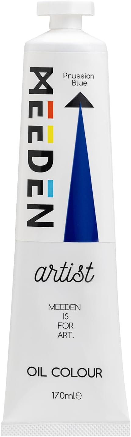 MEEDEN Artist Grade Oil Paint: Prussian Blue - 170ml/5.7oz Tube - Professional by MEEDEN