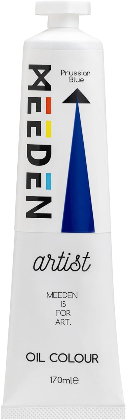MEEDEN Artist Grade Oil Paint: Prussian Blue - 170ml/5.7oz Tube - Professional by MEEDEN