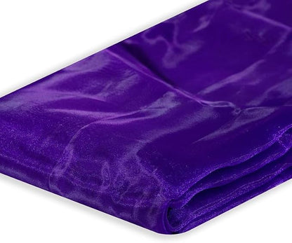 Fynite Cadburry Purple Organza Fabric by The Yard | 5 Yard Long | 44" Wide | - Image 3