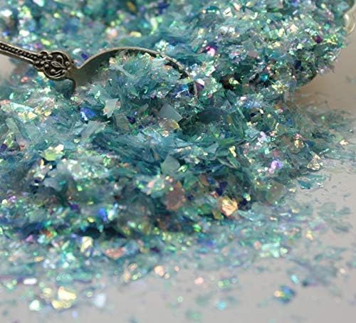 Blue Flitter Iridescent Ice Glitter Flakes - Image 4