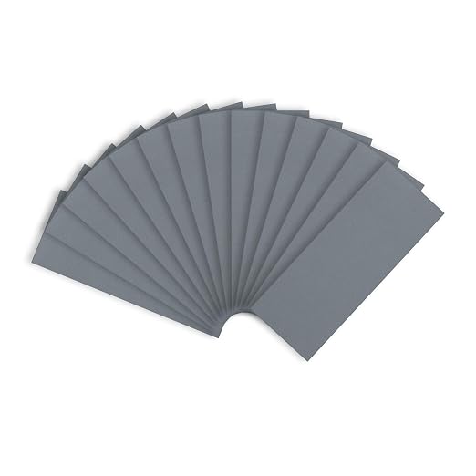 Sandpaper 10000 Grit, Wet Dry Sanding Sheets 9 x 3.6 Inchfor Wood Furniture by Shineboc