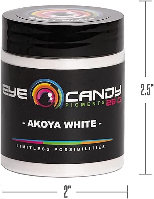 Eye Candy Pigments Premium White Mica Powder - Image 6