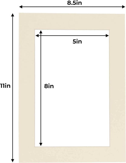 5.5x8.5 Mat for 8.5x11 Frame - Image 3