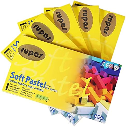 Rupas Soft Dry Pastel 48 Color Set Square Chalk - Image 3
