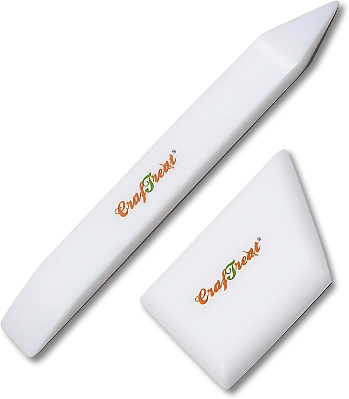 CrafTreat Teflon Bone Folder and Scoring Tool Set by CrafTreat