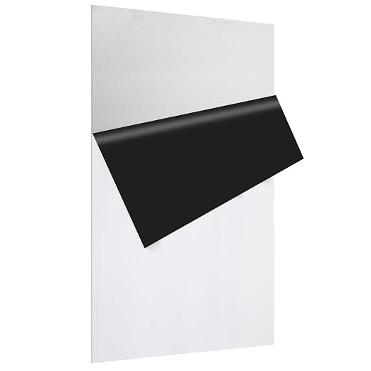 430 Stainless Steel Sheet Metal 10" x 17" x 1/32" Inch Metal Plates by CKVIHAV