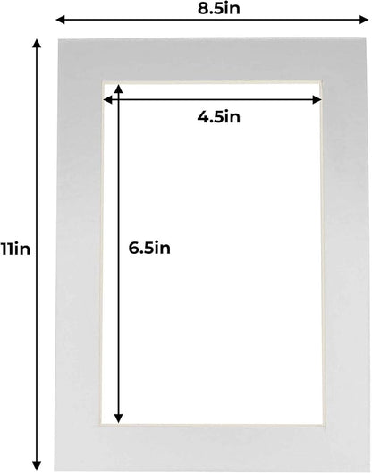 5x7 Mat for 8.5x11 Frame - Image 3