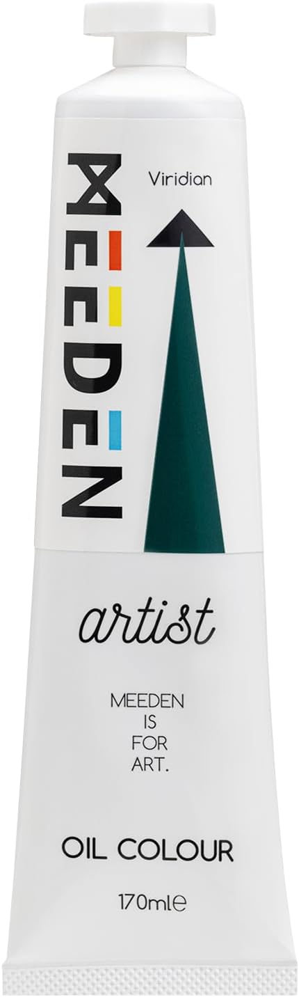 MEEDEN Artist Grade Oil Paint: Viridian - 170ml/5.7oz Tube - Professional Art by MEEDEN
