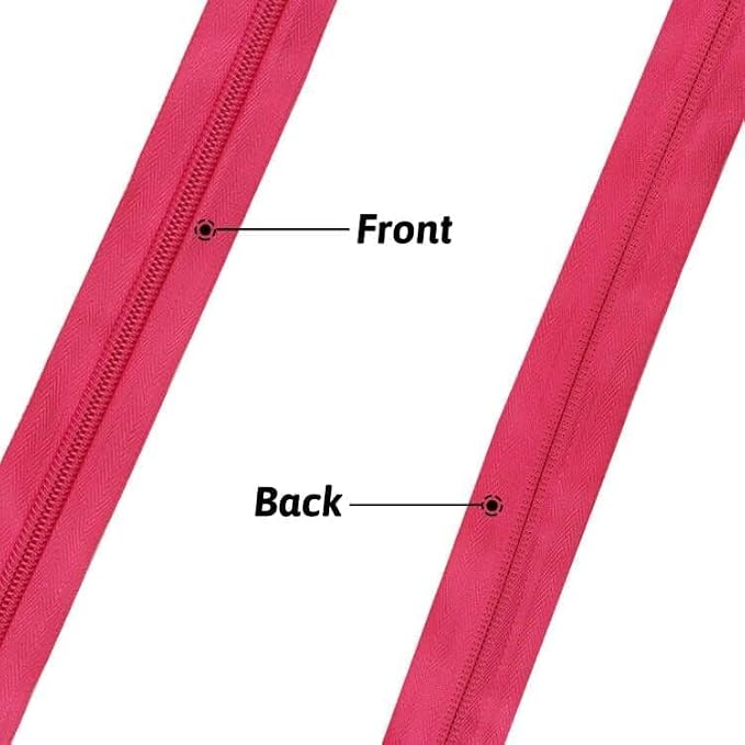 DOITEM 13 Yards 6 Pieces #5 Zippers Assorted Nylon Zipper Nylon Coil Zippers - Image 4