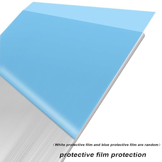 2 Pack 5052 H32 Aluminum Sheet Metal 8” x 4”x 1/8” Flat Plain Thin Aluminum - Image 2