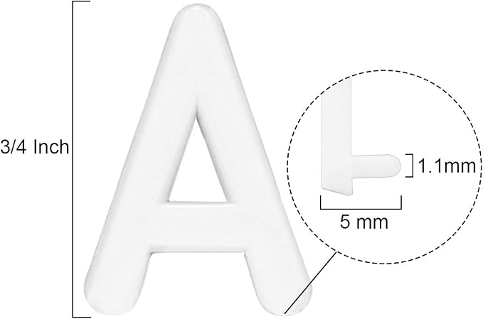 Letter Board Letters Only, 698 PRE-Cut Characters - Image 4