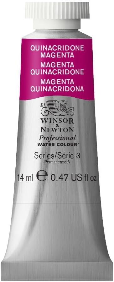 Winsor & Newton Professional Watercolor, 14ml Tube, Quinacridone Magenta by WinsorNewton