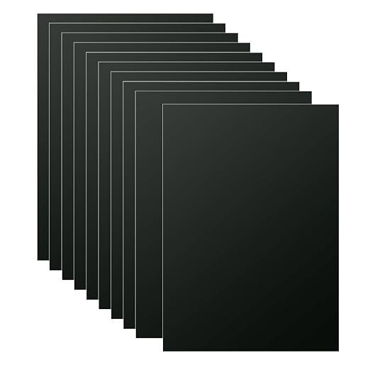 10PCS 7x5x1/32 Inch Anodized Aluminum Sheet, 1MM Thin Metal Plates by LOYORTY