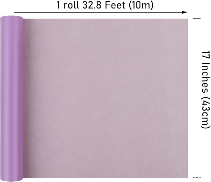 NESCCI Light Purple Matte Wrapping Paper, Solid Color Pearly-Lustre Paper - Image 2